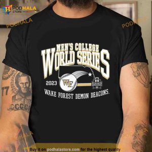 Wake Forest Demon Deacons 2023 Ncaa Men's Baseball College World Series T Shirt 3