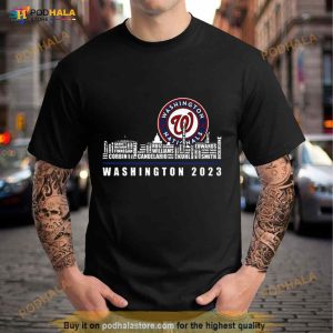 Washington Nationals 2023 Season Team Players Names In City Shirt 1