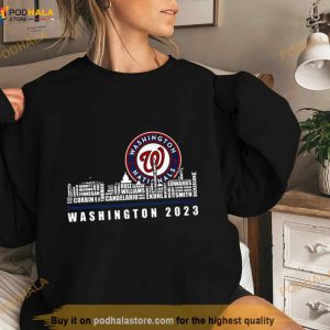 Washington Nationals 2023 Season Team Players Names In City Shirt 2