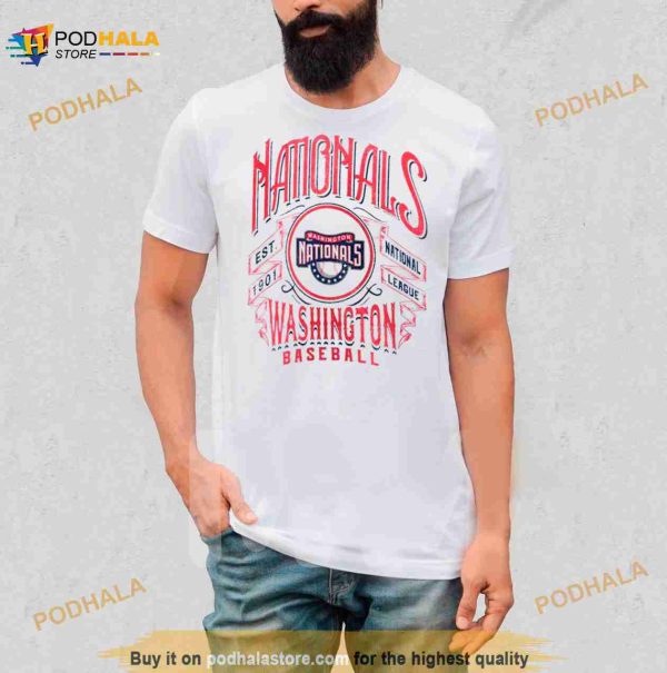 Washington Nationals Rucker Collection Distressed Rock T Shirt