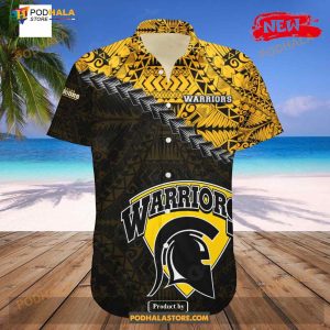 Waterloo Warriors Ncaa Grunge Polynesian Tattoo Funny Hawaiian Shirts 2