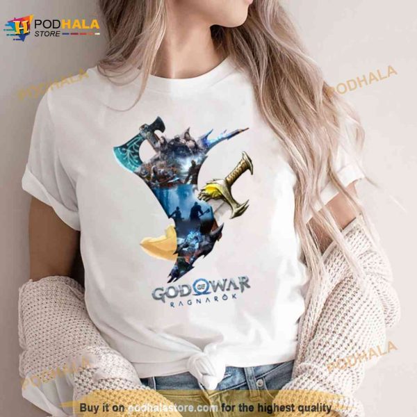 Weapons God Of War Ragnarok Shirt