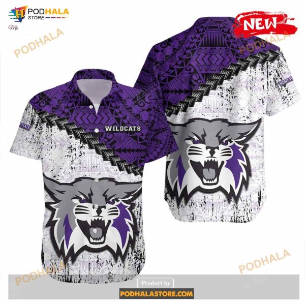Weber State Wildcats NCAA Grunge Polynesian Tattoo Funny Hawaiian Shirt