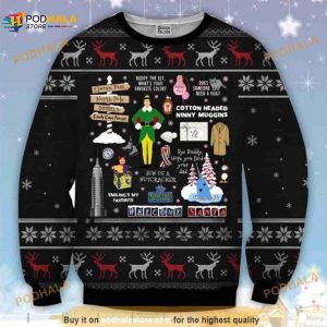 Welcome Santa Xmas Elf Noel Ugly Christmas Sweater