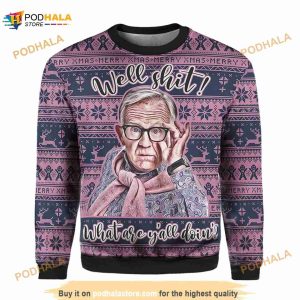 Well Sh.I.T What Are Y'all Doin' 3D Ugly Christmas Sweater