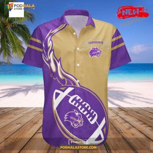 Western Carolina Catamounts Ncaa Flame Ball Funny Hawaiian Shirts 2
