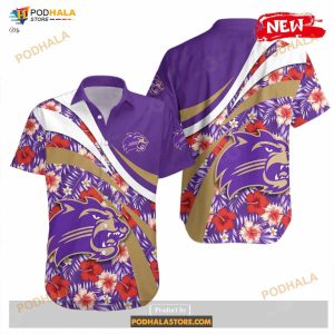 Western Carolina Catamounts Ncaa Hibiscus Sport Style Funny Hawaiian Shirts 2