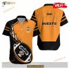 Wests Tigers NCAA Flame Ball, NRL Design Funny Hawaiian Shirt