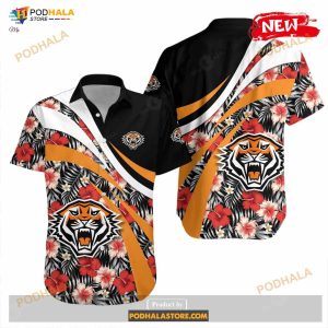 Wests Tigers NCAA Hibiscus Sport Style, NRL Funny Hawaiian Shirt