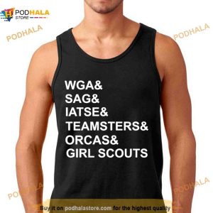 Wga Sag Iatse Orcas Girl Scouts Shirt 2