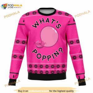 What's Poppin Ugly Christmas Sweater, Funny Xmas Gifts
