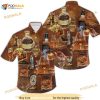 Whiskey & Food Pattern For Whiskey Lovers Hawaiian Shirt, Aloha Hawaii Shirt