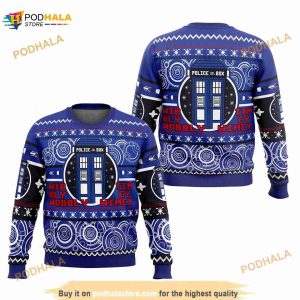 Wibbly Wobbly Timey Wimey Stuff Doctor Who Funy Ugly Sweater