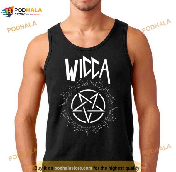Wicca Inverted Pentagram Hex Girls Shirt