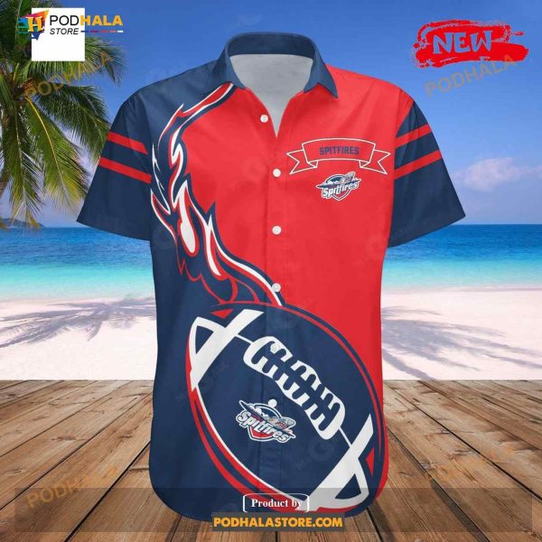 Windsor Spitfires NCAA Flame Ball, CA HOCKEY Funny Hawaiian Shirt