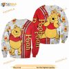 Winnie Pooh Red Comic Book Patterns Disney 3D Sweater