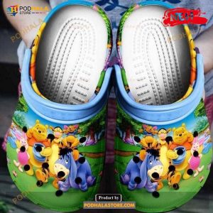 Winnie The Pooh And Friends Crocs Crocband Clog Comfortable Classic Clog Water Shoes