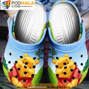 Winnie The Pooh Cartoon 3D Crocs, Funny Crocs