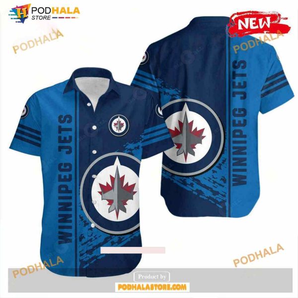 Winnipeg Jets Funny Hawaiian Shirt Quarter Style – Nhl Funny Hawaiian Shirt