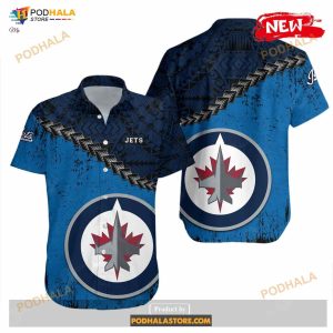 Winnipeg Jets NCAA Grunge Polynesian Tattoo, NHL Funny Hawaiian Shirt