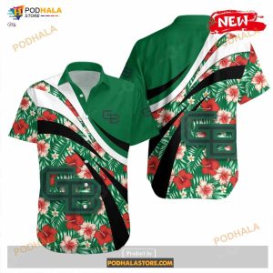 Wisconsin green Bay Phoenix Ncaa Hibiscus Sport Style Funny Hawaiian Shirts 1