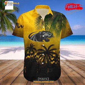 Wisconsin milwaukee Panthers Ncaa Coconut Tree Tropical Grunge Funny Hawaiian Shirt 2