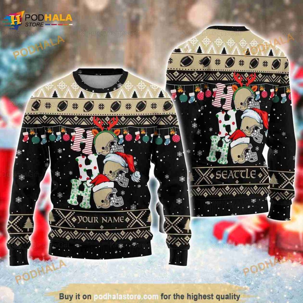 Women Customized New Orleans Ugly Christmas 3D Sweater