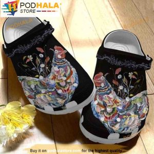 Wonderful Chicken Gifts 3D Crocs Clog Shoes, Funny Crocs