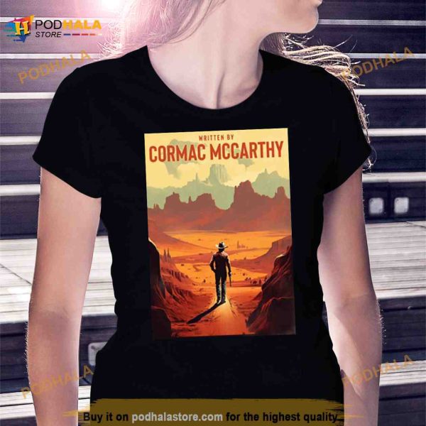 Written By Cormac Mccarthy Retro Style Shirt