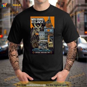 Wu Tang Clan June 7 2023 Accor Arena Paris France Shirt 2