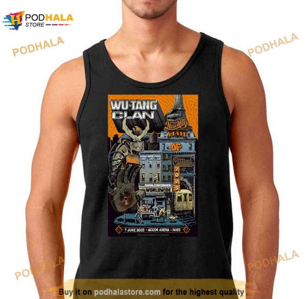 Wu Tang Clan June 7 2023 Accor Arena Paris France Shirt