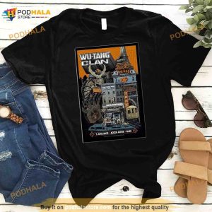 Wu Tang Clan Paris 06 07 2023 Accor Arena Tour Poster Shirt 3