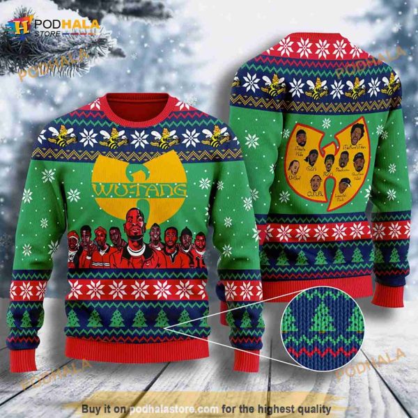Wu-tang Clan Knitted Christmas 3D Ugly Sweater