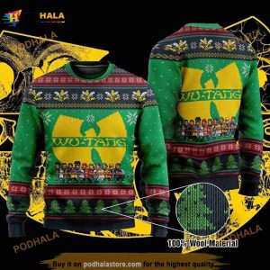 Wu-tang Clan Knitted Christmas, Wu-tang Christmas 3D Ugly Sweater