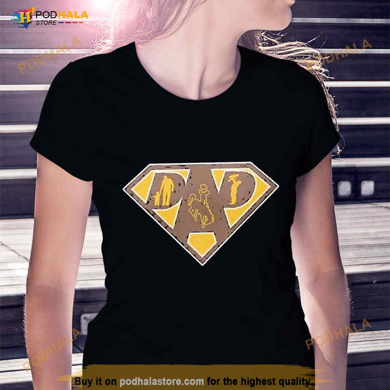 Wyoming Cowboys Super Dad Shirt