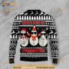 Xmas Chillin With My Snowmies Ugly Sweater 3D, Funny Christmas Gifts