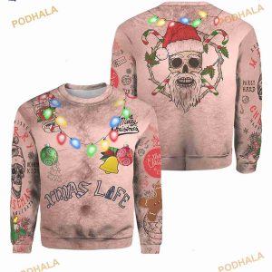 Xmas Life Ugly Christmas Topless 3D Ugly Sweater