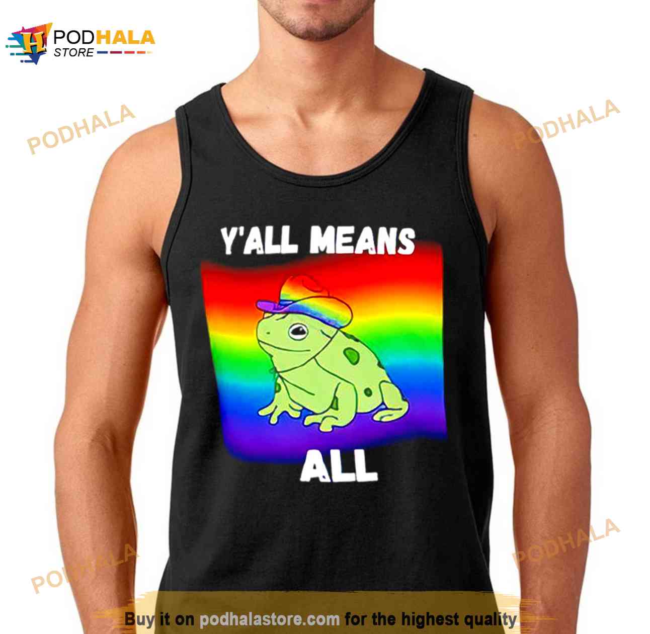 Y’all Means All Lgbt Pride Frog Shirt Y’all Means All Lgbt Pride Frog Shirt