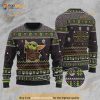 YODA Christmas Unisex Woolen Sweater, Ugly Christmas Sweater