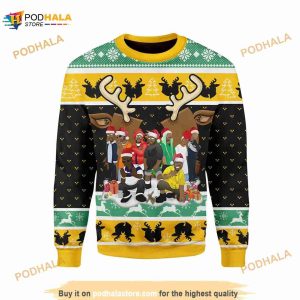 Yah Its Christmas Time Yo Wu Tang Clan Reindeer Ugly Christmas Sweater