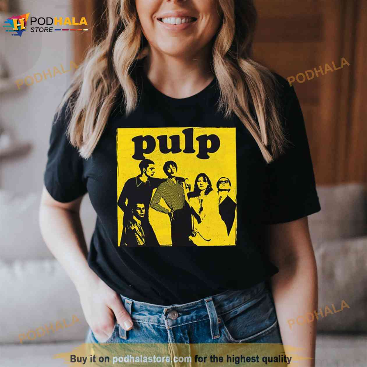 Yellow Pulp Band Graphic Shirt - Bring Your Ideas, Thoughts And