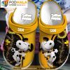 Yellow Sunflowers Snoopy Crocs