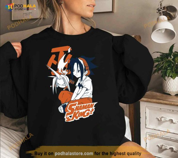 Yoh Asakura And Amidamaru Anime Manga Shaman King Shirt