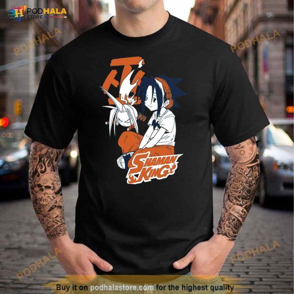Yoh Asakura And Amidamaru Anime Manga Shaman King Shirt