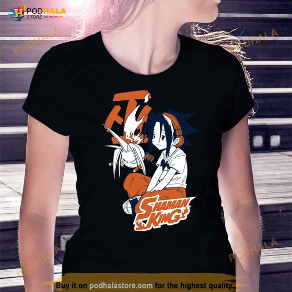 Yoh Asakura And Amidamaru Anime Manga Shaman King Shirt