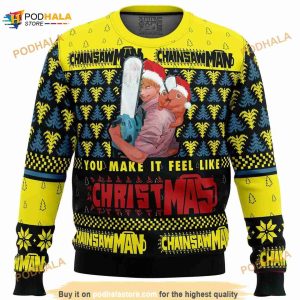 You Make It Feel Like Christmas Ugly Knitted Christmas 3D Sweater