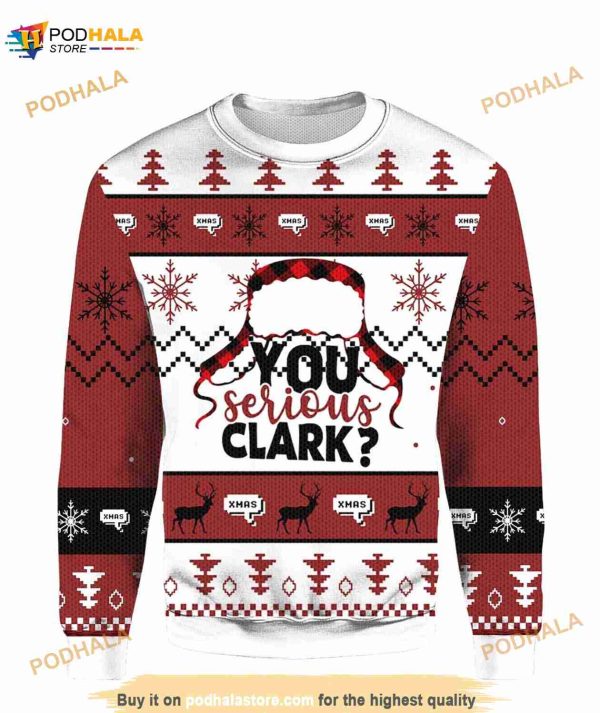 You Serious Clark National Lampoon Vacation 3D Ugly Sweater