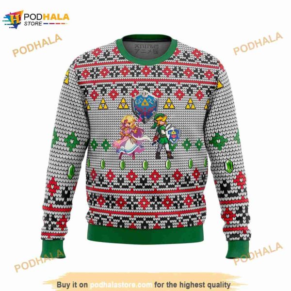 Zelda And Link Ugly Christmas Sweater