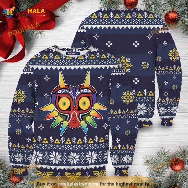 Zelda Majora’s Mask Christmas Ugly Funny Sweater