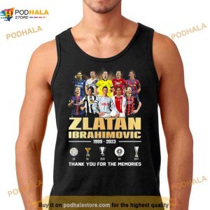 Zlatan Ibrahimovic 1999 2023 Thank You For The Memories Shirt 2